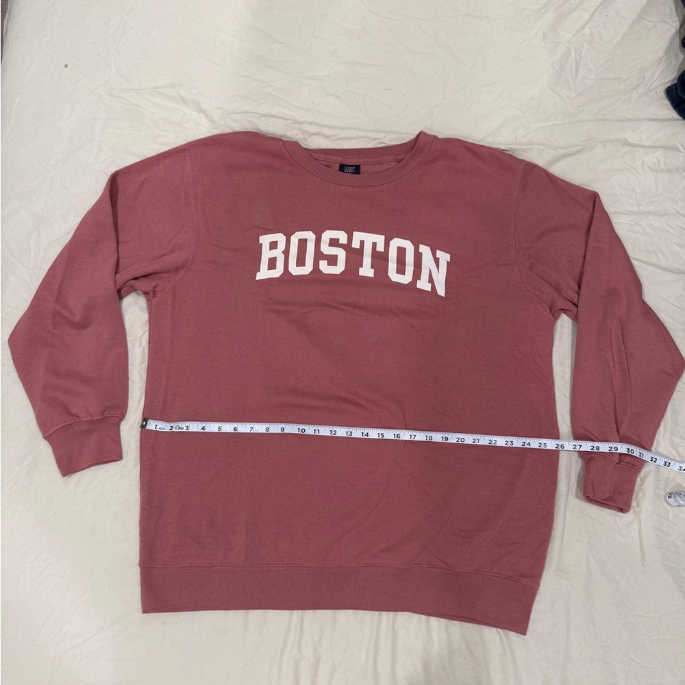 Boston Crewneck Sweater - Nantucket Red
